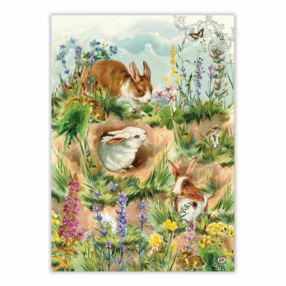 Michel Design Works Kitchen Tea Towel Bunny Hollow
